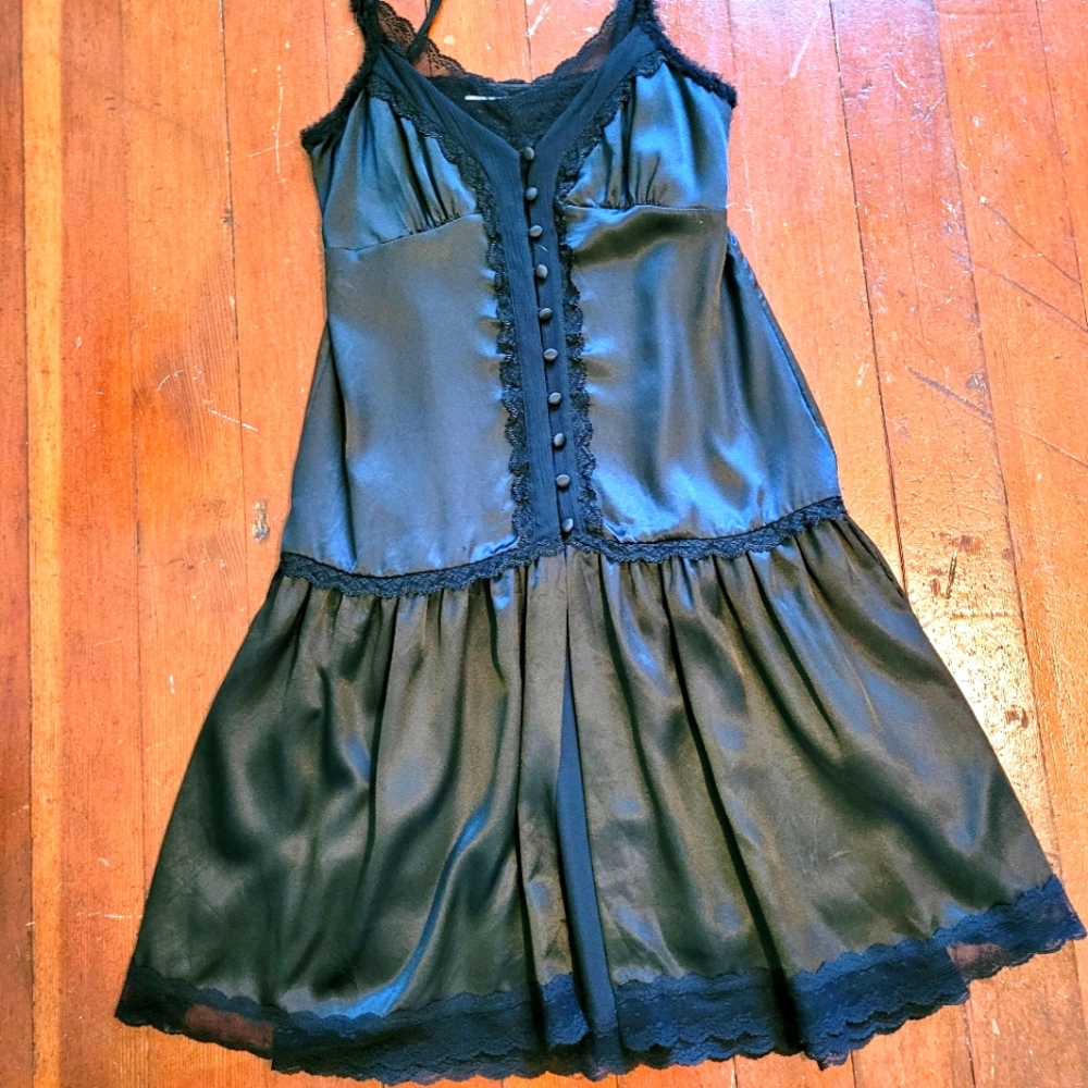 To The Max Sz 0 Drop Waist Lingère Style Dress